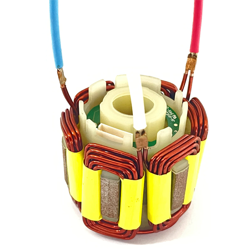 电机转子定子漆包线焊接工艺样品