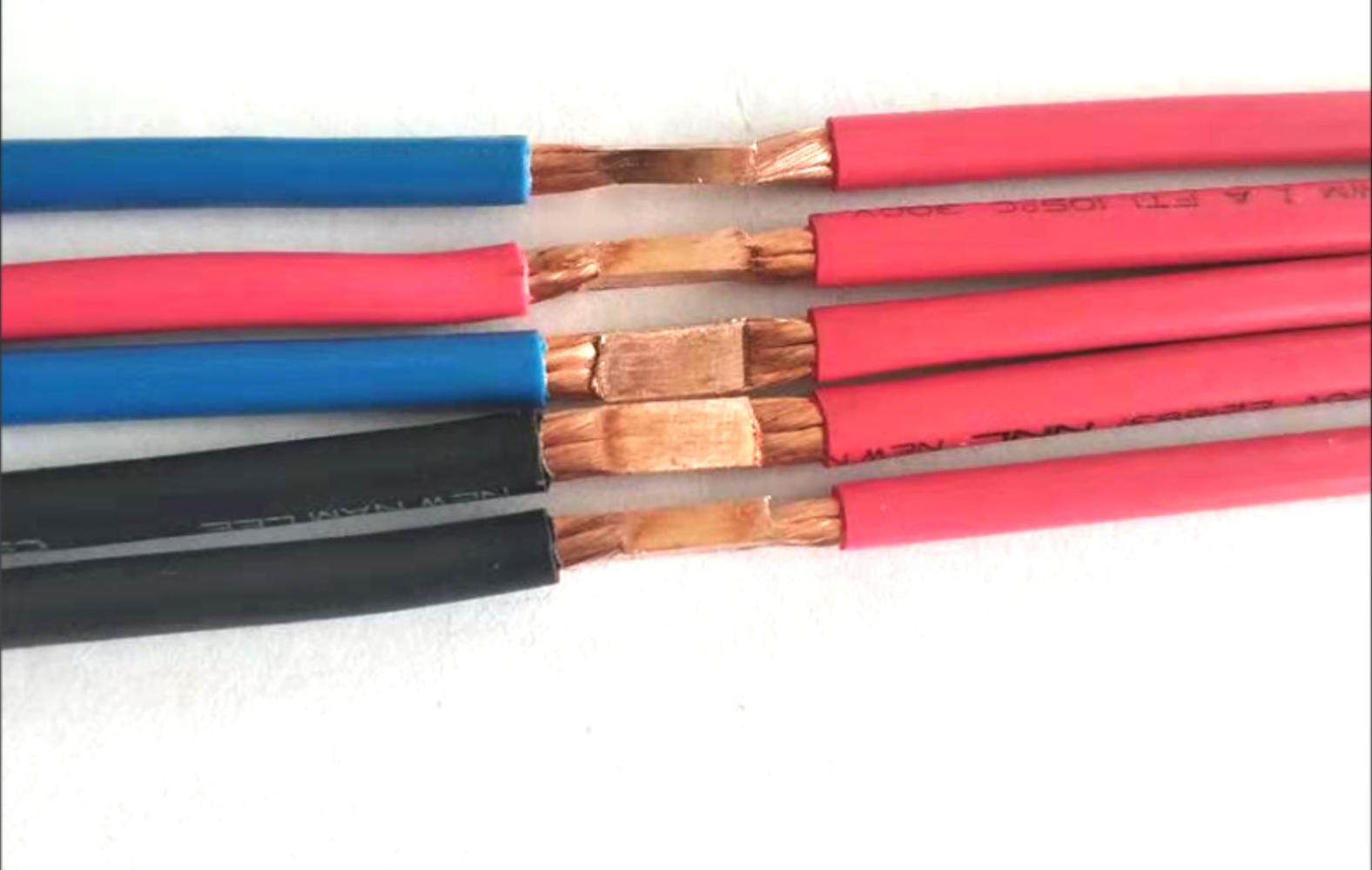 线束压方铜线压方焊接工艺样品