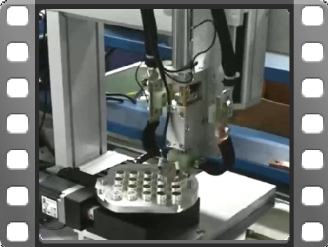 自动点焊机焊接视频