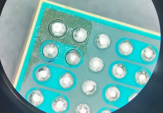 BGA激光植球焊接样品